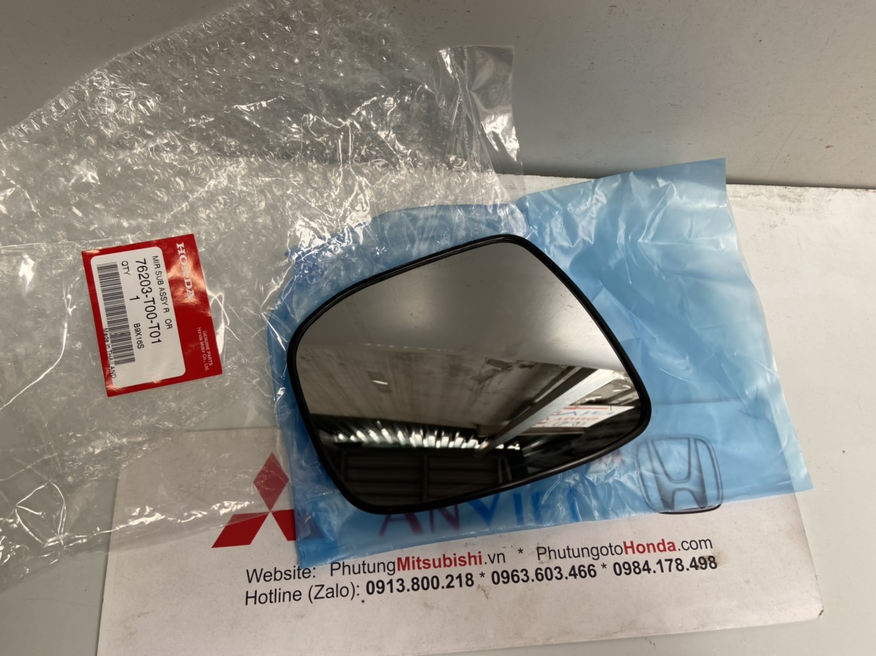 Mặt gương bên phụ xe Honda CITY 2021-2022